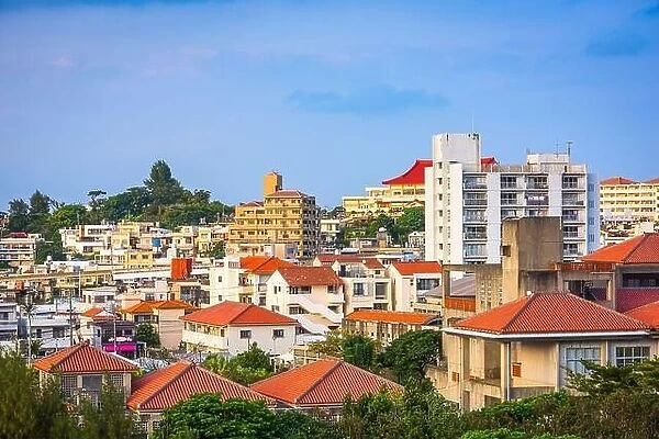 Shuri, Okinawa, Japan cityscape in the day
