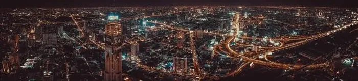 Framed Print : Siam and Rachathewi views from above by night in Bangkok Thailand Framed Print : Siam and Rachathewi views from above by night in Bangkok Thailand