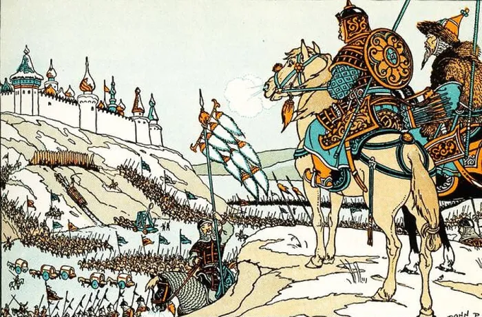 Framed Print : The Siege of Kiev, 1240. Batu Khan (c1205-1255) leading the Golden Horde across the frozen Dnieper river Framed Print : The Siege of Kiev, 1240. Batu Khan (c1205-1255) leading the Golden Horde across the frozen Dnieper river