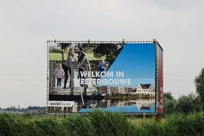 Framed Print : Signs Welkom in Westergouda a new residential district in the western part of Gouda in the Netherlands Framed Print : Signs Welkom in Westergouda a new residential district in the western part of Gouda in the Netherlands