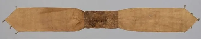 Framed Print : Silk Belt, 907-1125. China, Liao dynasty (907-1125). Compound twill weave, silk; overall: 24.3 x 197.5 cm (9 9 / 16 x 77 3 / 4 in.) Framed Print : Silk Belt, 907-1125. China, Liao dynasty (907-1125). Compound twill weave, silk; overall: 24.3 x 197.5 cm (9 9 / 16 x 77 3 / 4 in.)