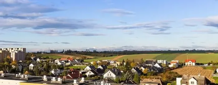 Framed Print : Single family houses in the suburbs of Racibórz. Panoramic photo taken on a sunny day. Aerial shot from a drone Framed Print : Single family houses in the suburbs of Racibórz. Panoramic photo taken on a sunny day. Aerial shot from a drone