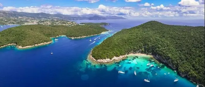 Framed Print : Sivota - stunning aerial drone video of turquoise sea known as Blue Lagoon and white sandy beaches Framed Print : Sivota - stunning aerial drone video of turquoise sea known as Blue Lagoon and white sandy beaches