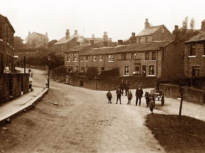 Framed Print : Skelmanthorpe early 1900s Framed Print : Skelmanthorpe early 1900s