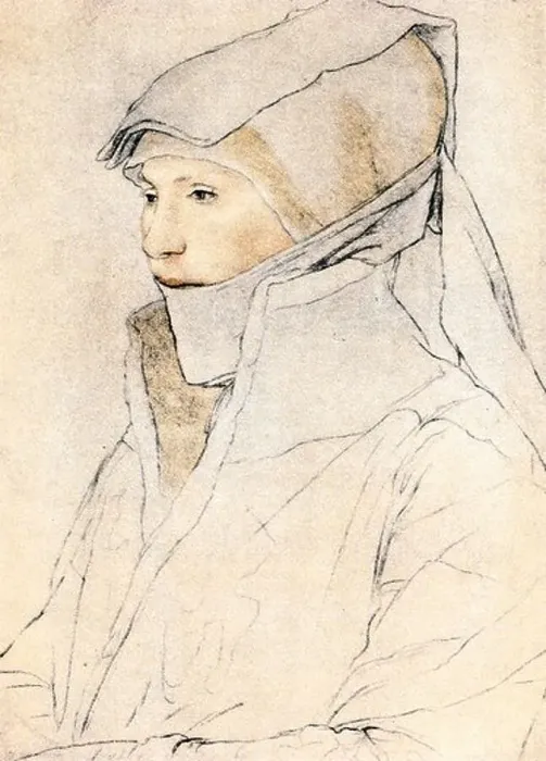 Framed Print : Sketch by Hans Holbein the Younger; Portrait of Dorothea Meyer, wife of Jakob Meyer, Mayor of Basel, 1525 / 26 Framed Print : Sketch by Hans Holbein the Younger; Portrait of Dorothea Meyer, wife of Jakob Meyer, Mayor of Basel, 1525 / 26