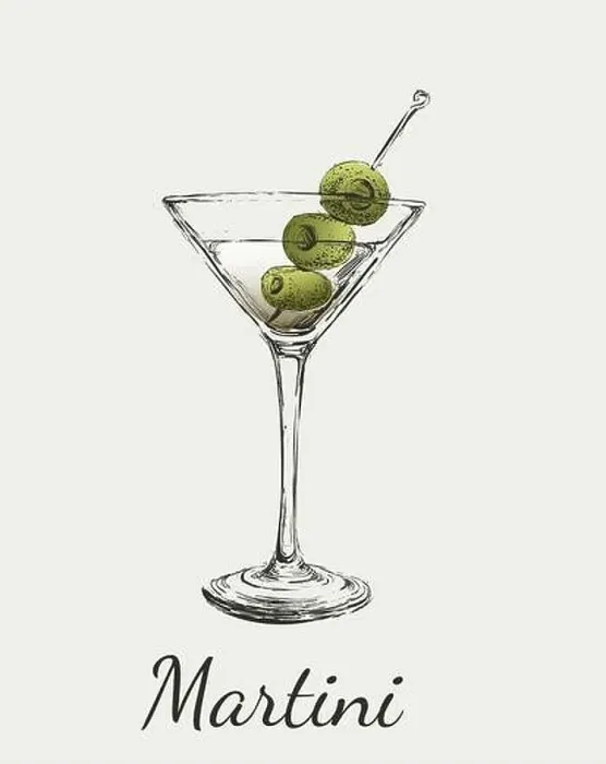 Framed Print : Sketch Martini Cocktails with Olives Vector Hand Drawn Illustration Framed Print : Sketch Martini Cocktails with Olives Vector Hand Drawn Illustration