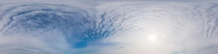 Framed Print : Sky 360 panorama - Bright blue sky filled with fluffy white Cirrus clouds Framed Print : Sky 360 panorama - Bright blue sky filled with fluffy white Cirrus clouds