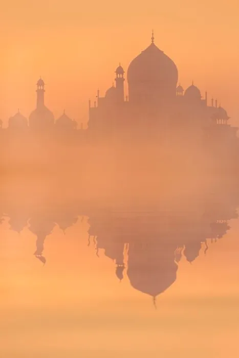 Framed Print : Skyline of Taj Mahal at sunrise, Agra, Uttar Pradesh, India Framed Print : Skyline of Taj Mahal at sunrise, Agra, Uttar Pradesh, India