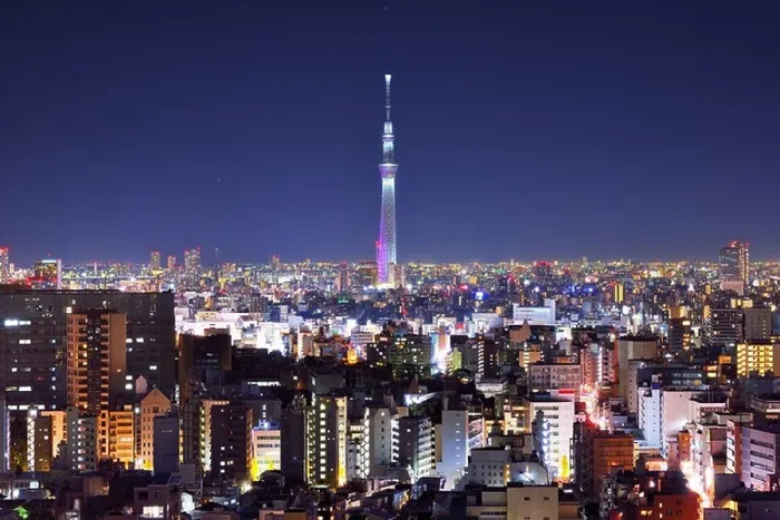 Framed Print : Skyline of Tokyo, Japan at Tokyo Tower Framed Print : Skyline of Tokyo, Japan at Tokyo Tower