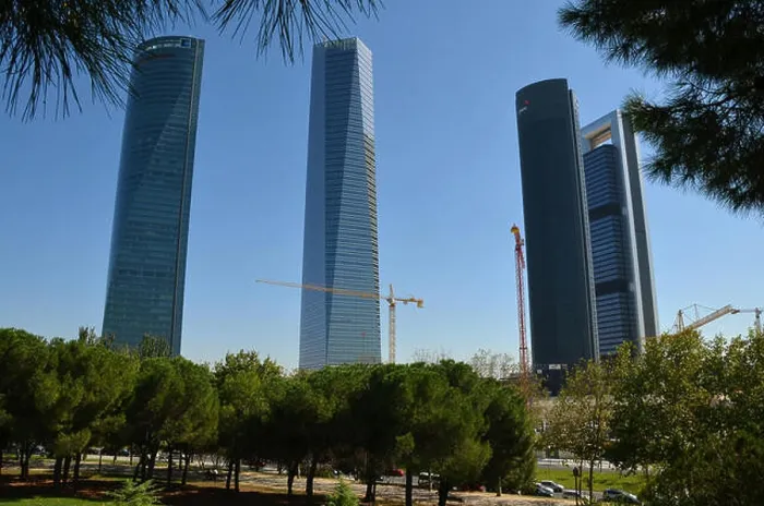 Framed Print : The skyscrapers of the CTBA (Cuatro Torres Business Area) in Madrid's finance and business district Framed Print : The skyscrapers of the CTBA (Cuatro Torres Business Area) in Madrid's finance and business district