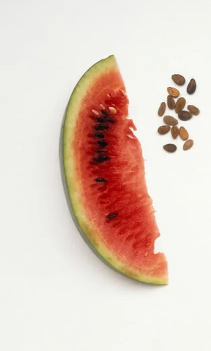 Framed Print : Slice of watermelon, and seeds Framed Print : Slice of watermelon, and seeds