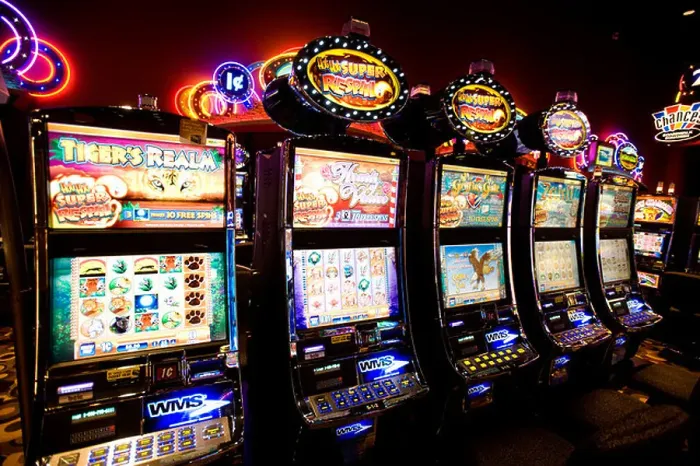 Framed Print : Slot machines at the Squamish Nation casino Framed Print : Slot machines at the Squamish Nation casino