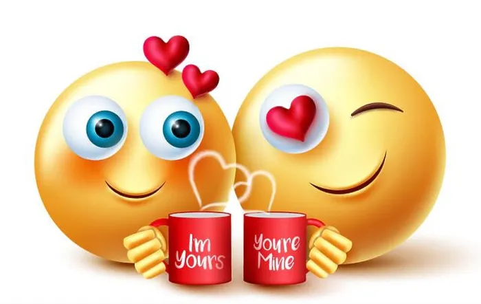 Framed Print : Smileys valentines lover vector design Framed Print : Smileys valentines lover vector design