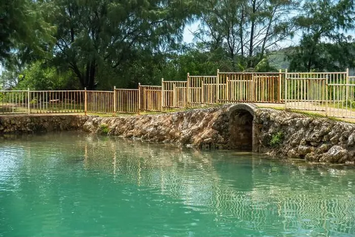 Framed Print : Snorkeling adventures await in the tranquil waters of Inalåhan, Guam, surrounded by lush nature Framed Print : Snorkeling adventures await in the tranquil waters of Inalåhan, Guam, surrounded by lush nature