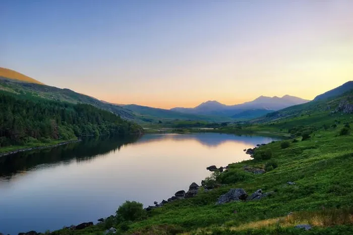Framed Print : Snowdonia National Park in Northern Wales taken in June 2018