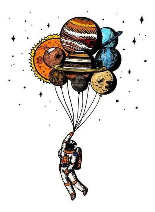 Framed Print : Soaring Spaceman. Astronaut with planets Framed Print : Soaring Spaceman. Astronaut with planets