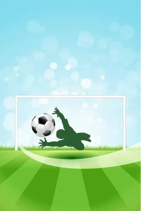 Framed Print : Soccer Background with Goalkeeper and Ball Framed Print : Soccer Background with Goalkeeper and Ball