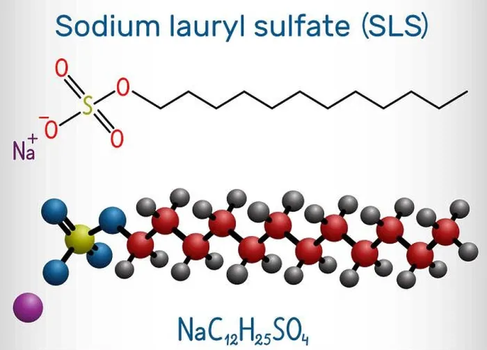 Framed Print : Sodium dodecyl sulfate SDS, sodium lauryl sulfate SLS molecule Framed Print : Sodium dodecyl sulfate SDS, sodium lauryl sulfate SLS molecule
