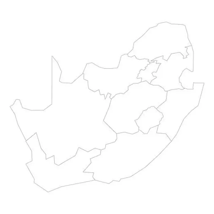 Framed Print : South Africa political map of administrative divisions Framed Print : South Africa political map of administrative divisions