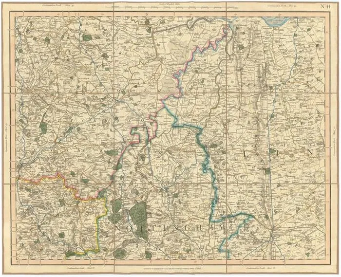Framed Print : South Yorkshire, NW Lincolnshire, North Nottinghamshire. CARY 1832 old map Framed Print : South Yorkshire, NW Lincolnshire, North Nottinghamshire. CARY 1832 old map