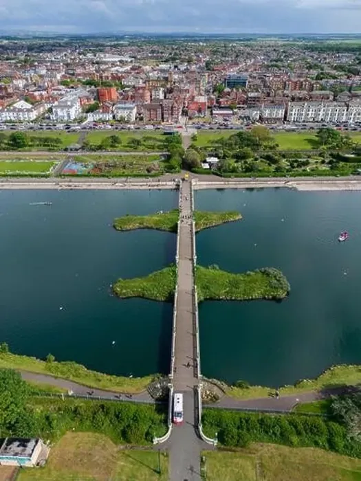 Framed Print : Southport, Merseyside. United Kingdom. Springtime Aerial image of Southport. 26th May 2024 Framed Print : Southport, Merseyside. United Kingdom. Springtime Aerial image of Southport. 26th May 2024