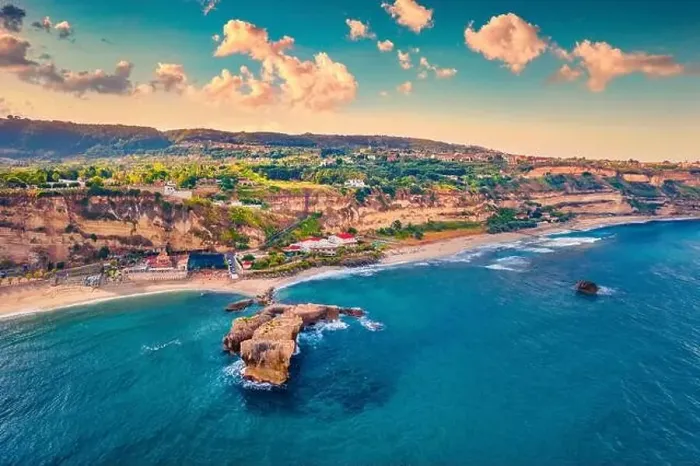 Framed Print : Spectacular summer view from flying drone of Riachi rocks Framed Print : Spectacular summer view from flying drone of Riachi rocks