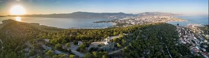Framed Print : Split, Croatia - August 17 2019 Framed Print : Split, Croatia - August 17 2019