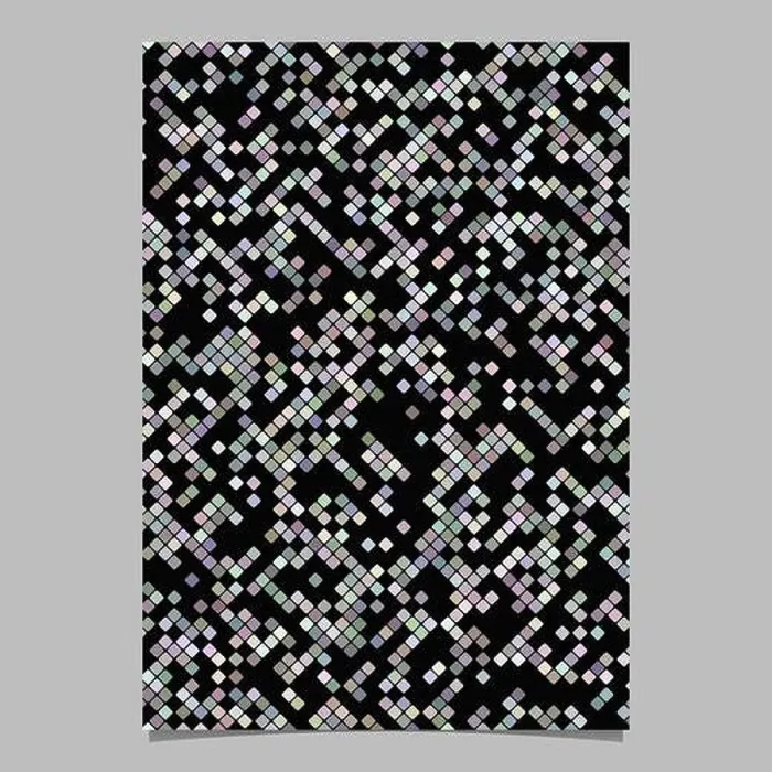 Framed Print : Square pattern brochure template - vector mosaic tile stationery background Framed Print : Square pattern brochure template - vector mosaic tile stationery background