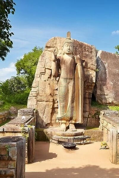 Sri Lanka - Anuradhapura, Buddha Aukana Statue, UNESCO World Heritage Site