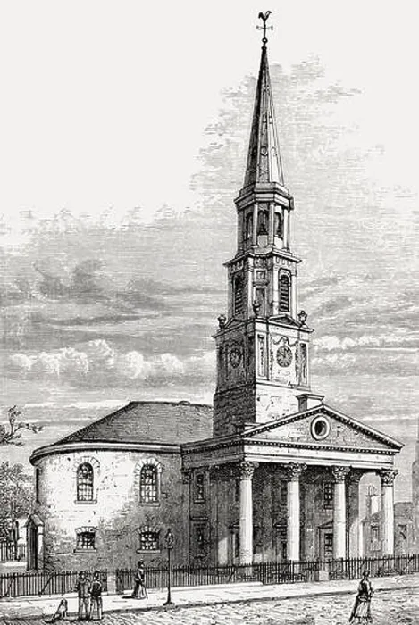Framed Print : St Andrew's and St George's West Church, Edinburgh, Scotland, 19th century Framed Print : St Andrew's and St George's West Church, Edinburgh, Scotland, 19th century