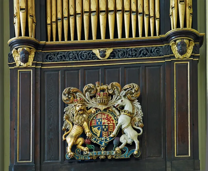 Framed Print : St Edmund King and Martyr, Church in the City of London. Royal Stuart Coat of Arms Framed Print : St Edmund King and Martyr, Church in the City of London. Royal Stuart Coat of Arms