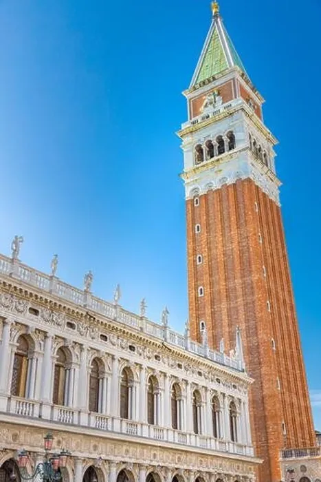 Framed Print : The St. Mark's Square with Campanile and Doge's Palace. Venice, Italy. Artistic architecture with blue sky Framed Print : The St. Mark's Square with Campanile and Doge's Palace. Venice, Italy. Artistic architecture with blue sky