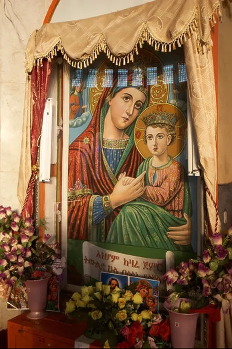 Framed Print : St Mary of Zion new church christian orthodox artwork in Aksum or Axum Ethiopia Africa Framed Print : St Mary of Zion new church christian orthodox artwork in Aksum or Axum Ethiopia Africa