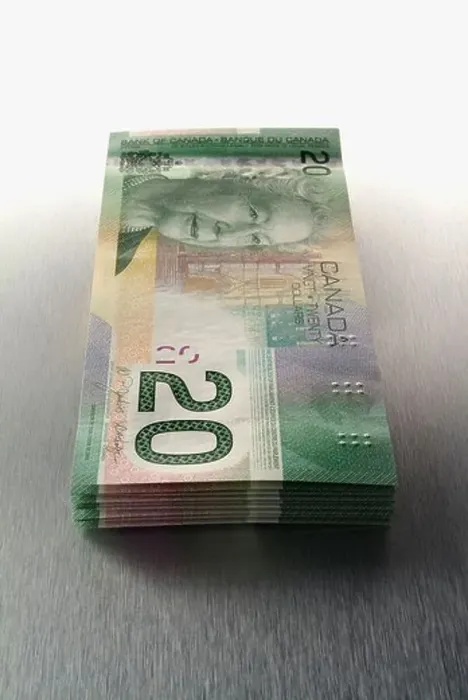 Framed Print : Stack Canadian Twenty Dollar Bills Framed Print : Stack Canadian Twenty Dollar Bills