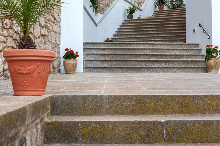 Framed Print : Stairs in Dalt Vila in Ibiza-Eivissa, Balearic Islands, Spain Framed Print : Stairs in Dalt Vila in Ibiza-Eivissa, Balearic Islands, Spain