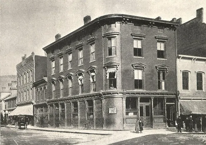Framed Print : Stamford Trust Company. Stamford. 1892 Framed Print : Stamford Trust Company. Stamford. 1892