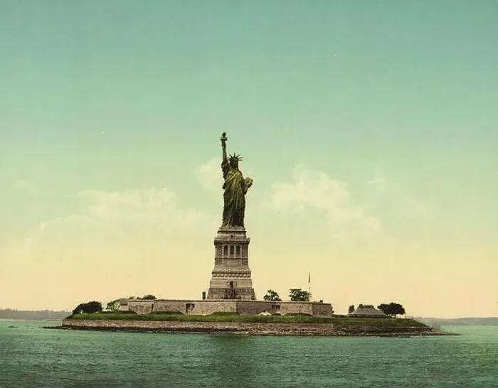 Framed Print : Statue of Liberty, New York 1905