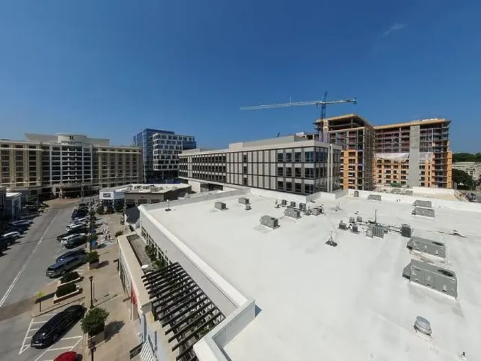 Framed Print : stock drone images of north hills in raleigh north carolina on a bright sunny day Framed Print : stock drone images of north hills in raleigh north carolina on a bright sunny day