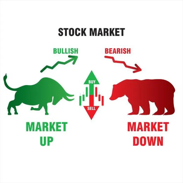 Framed Print : stock market bullish bearish market up and down trading Framed Print : stock market bullish bearish market up and down trading