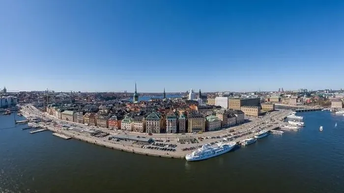 Framed Print : Stockholm Cityscape with Beautiful Old Town Architecture. Sweden. Drone Point of View Framed Print : Stockholm Cityscape with Beautiful Old Town Architecture. Sweden. Drone Point of View
