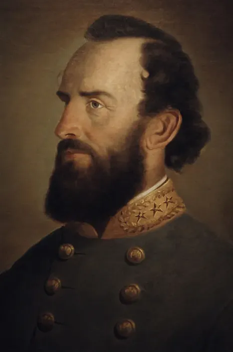 Framed Print : Stonewall Jackson (1824-1863). American military. Portrait (1864) by J.W. King Framed Print : Stonewall Jackson (1824-1863). American military. Portrait (1864) by J.W. King