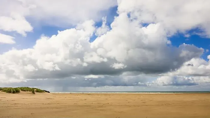 Framed Print : Storm clouds drifting over Barmouth Beach and Cardigan Bay in Wales Framed Print : Storm clouds drifting over Barmouth Beach and Cardigan Bay in Wales