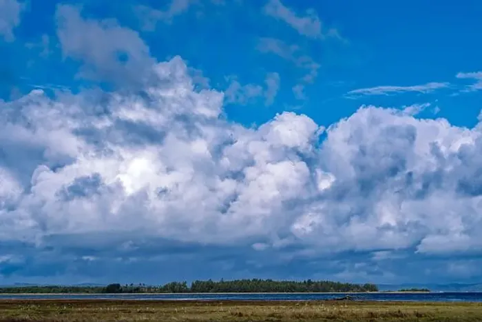 Framed Print : Storm clouds hovering the Willapa National Wildlife Refuge at Leadbetter Point State Park, Washington, USA Framed Print : Storm clouds hovering the Willapa National Wildlife Refuge at Leadbetter Point State Park, Washington, USA