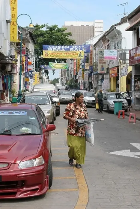 Framed Print : Street Scene Little India George Town Penang Malaysia Framed Print : Street Scene Little India George Town Penang Malaysia