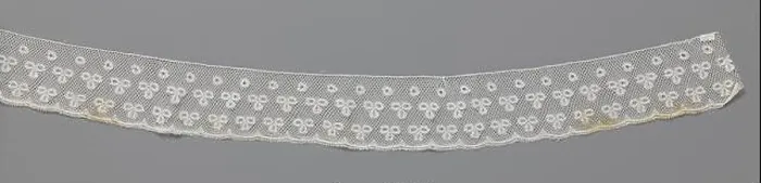 Framed Print : Strip of bobbin lace with clovers Framed Print : Strip of bobbin lace with clovers