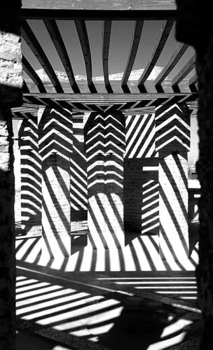 Framed Print : Stripes Shadows casting stripes and lines on a building in Morocco Framed Print : Stripes Shadows casting stripes and lines on a building in Morocco