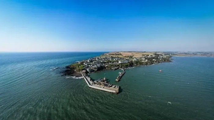 Framed Print : Stunning aerial view of Ballycotton Framed Print : Stunning aerial view of Ballycotton
