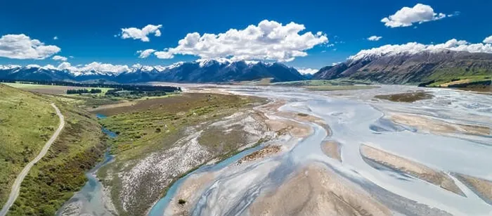 Framed Print : Stunning Rakaia River high country location Framed Print : Stunning Rakaia River high country location