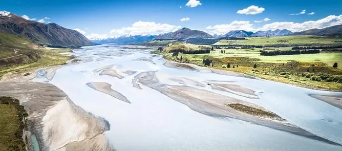 Framed Print : Stunning Rakaia River high country location Framed Print : Stunning Rakaia River high country location