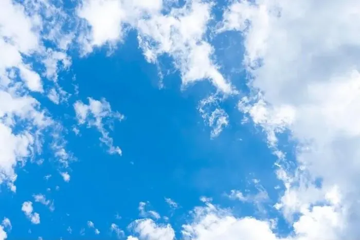 Framed Print : Stunning view of a blue sky with some fluffy clouds. Aerial shoot, natural background with copy space Framed Print : Stunning view of a blue sky with some fluffy clouds. Aerial shoot, natural background with copy space